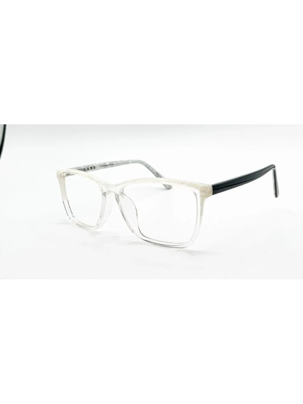 L.A.M.B Lauf080 Cry Deep Crystal Bone Authentic Eyeglasses 56-16-145